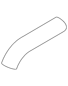 Dornbracht Auslauf WT-EHM 105 mm - ch 09110605810-00 chrom