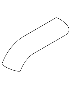 sortie Dornbracht STV 09110607210-06 platine mat