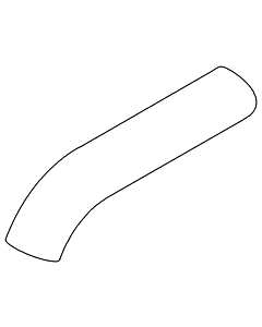 Dornbracht Auslauf WT-EHM 135 mm Meta 09110608410-00 chrom