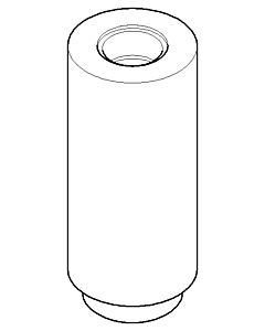 Dornbracht Anschl. SPT-EHM m.sep.AL 09111006210-06 100 x 60 x 60_platin matt