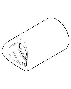 Dornbracht Anschluss 09111008020-06 09111008020 D.40 x 68 mm platin matt