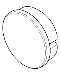 Dornbracht Deckel -Abdeckung 09111102890 roh