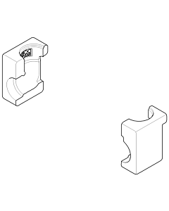 Dornbracht boîtier d&#39;installation angle mural 09111103690 brut