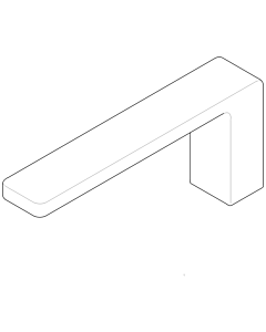 sortie Dornbracht 09117104220-00 09117104220 258 x 112 x 48 mm chromé