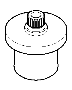 Dornbracht RASTB-AUNN.TARA UPV - pla 091212014-06 35x30x30_platin matt