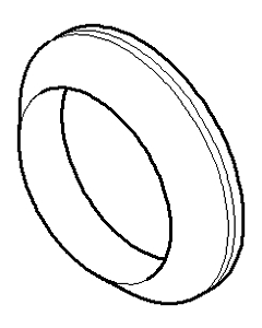 profil de joint Dornbracht 35,0x25,5x7,5 09140300890 x D 25,5 x 7,5 mm