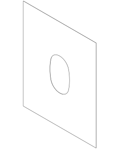 Dornbracht Di.Schlueter 300 x 240 oval 09140306990 240x35x35