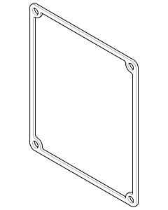 Dornbracht Dichtung eMOTE Wand 1990 09140310390 091403103 107 x 127 x 2 mm