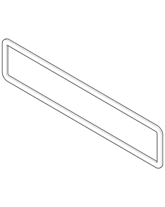 Dornbracht frame seal WaterBar 09140313390 raw