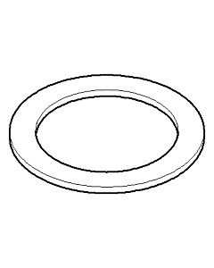 Dornbracht Dichtung 45,0x33,0x1,8 Fiber 09144000490 091440004 45,0 x 33,0 x 1,8 mm