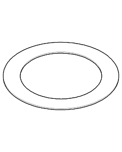 Dornbracht Fi-dicht.80 x 56,5 x 1, 09144000990 091440009 80,0 x 56,5 x 1,0 mm