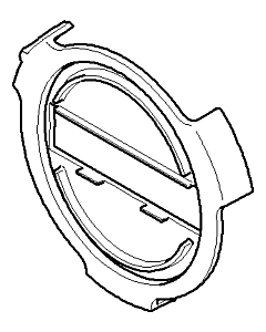 Dornbracht holder for wall outlet 09160103090