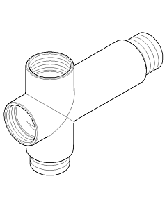 Dornbracht conversion de corps Standb 091709048-00 chromé