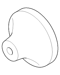 Dornbracht support mural DG+HBR - 091720016-00 chromé