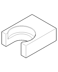 Dornbracht Halter tuyau Kneipp 091720023-06 platine mat