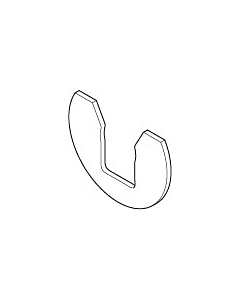 Dornbracht Halter thermostat 09172006890 PIÈCES DE RECHANGE 091720068 49 x 36,5 x 2 mm