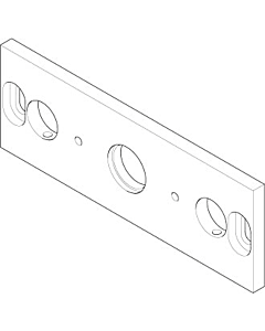 Dornbracht Halter JUST wall mount 09172019590 raw