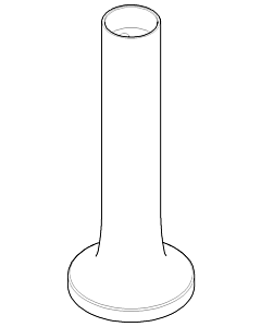 Dornbracht Standfuß EHM erhöht 09199500510-47 champagne