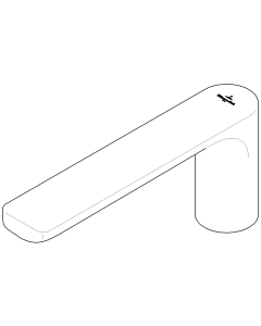 Dornbracht sortie 091996023-10 blanc mat