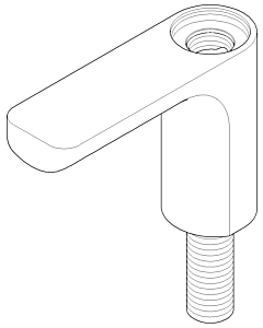 Dornbracht Körper 09199602910-00 chrom