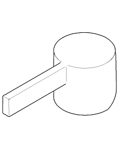 Dornbracht lever 52 mm x- Stream - c 092067005-00 160x90x90_chrom