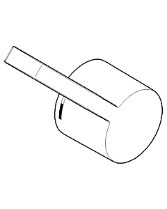 Dornbracht handle 092067010-06 092067010 34 x 110 x 40 mm matt platinum