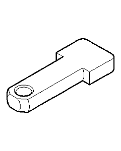 Dornbracht pull knob LULU - 092071032-00 45x30x10_chrom