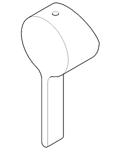 poignée Dornbracht 092071045-06 092071045 52 x 34,5 x 122 mm platine mat