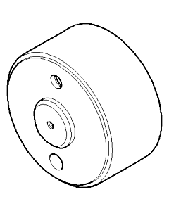 partie inférieure du levier Dornbracht 092073042-47 champagne