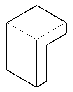 Dornbracht pull knob MEM - 092078030-00 30x30x20_chrom