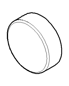 Dornbracht bouton 092078056-00 chromé