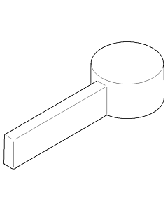 Dornbracht Hebel MEM 092078057-06 platin matt