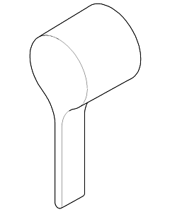 poignée Dornbracht 092080023-06 092080023 50 x 46 x 126 mm platine mat