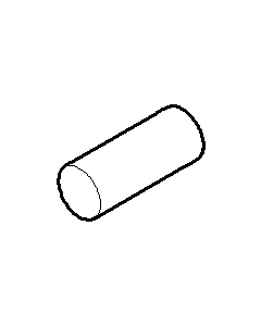 Dornbracht bouton 17x7 chromé 092089035-00 17 mm chromé