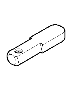 Dornbracht pull knob - 092096005-00 45 x 20 x 7_chrom