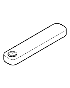 bouton de tirage Dornbracht 092096007-33 092096007 9,5 x 47,5 x 5 mm noir mat