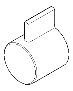 Dornbracht handle - matt platinum 092098002-06 matt platinum