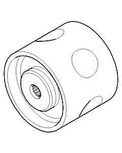 Dornbracht Gr. Thermostat Mengenreg. 092099004-00 chrom