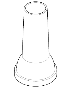 capot Dornbracht pour casse-vide 092102076-08 platine