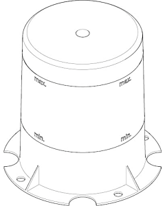 Dornbracht up cap ground connection 09210211690 raw