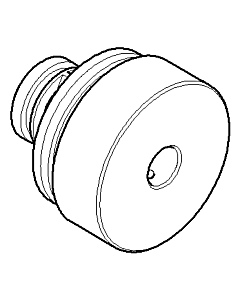 Dornbracht pour paroi de bain 09211003520-00 09211003520 D.37 x 34,5 mm chromé