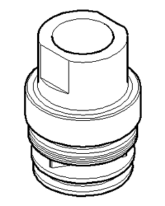 Dornbracht piece for switch 092134084-47 champagne