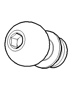 Dornbracht ball ball joint bidet - 092140007-00 40x30x25_chrom