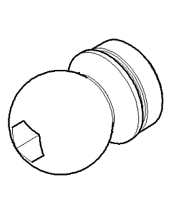 Dornbracht ball joint 092140011-99 092140011 D.26 x 37 mm Dark Platinum mat