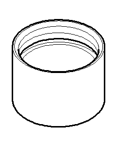 Dornbracht aerator housing M22x 092301060-00 chrome
