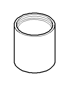 Dornbracht boîtier d&#39;aérateur M16x 092301067-00 chromé