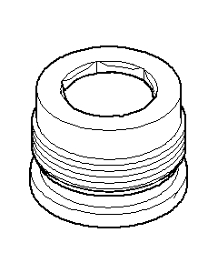 Dornbracht Luftsprudler - Gehäuse 092301158-00 chrom
