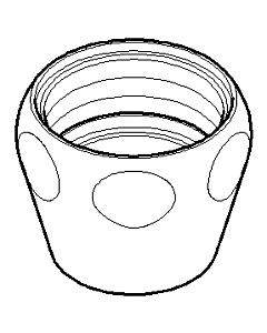 Dornbracht Ueberw-Mu. G 3/4 Sw-Rohr - 092330008-00 chrom