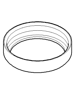 Dornbracht Ueberw-Mu. G1 1/4 GV - chr 092330021-00 43x43x10_chrom