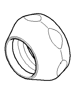Dornbracht ROHRMU.G 3/4 MITTELSTuCK 092331003-06 platin matt